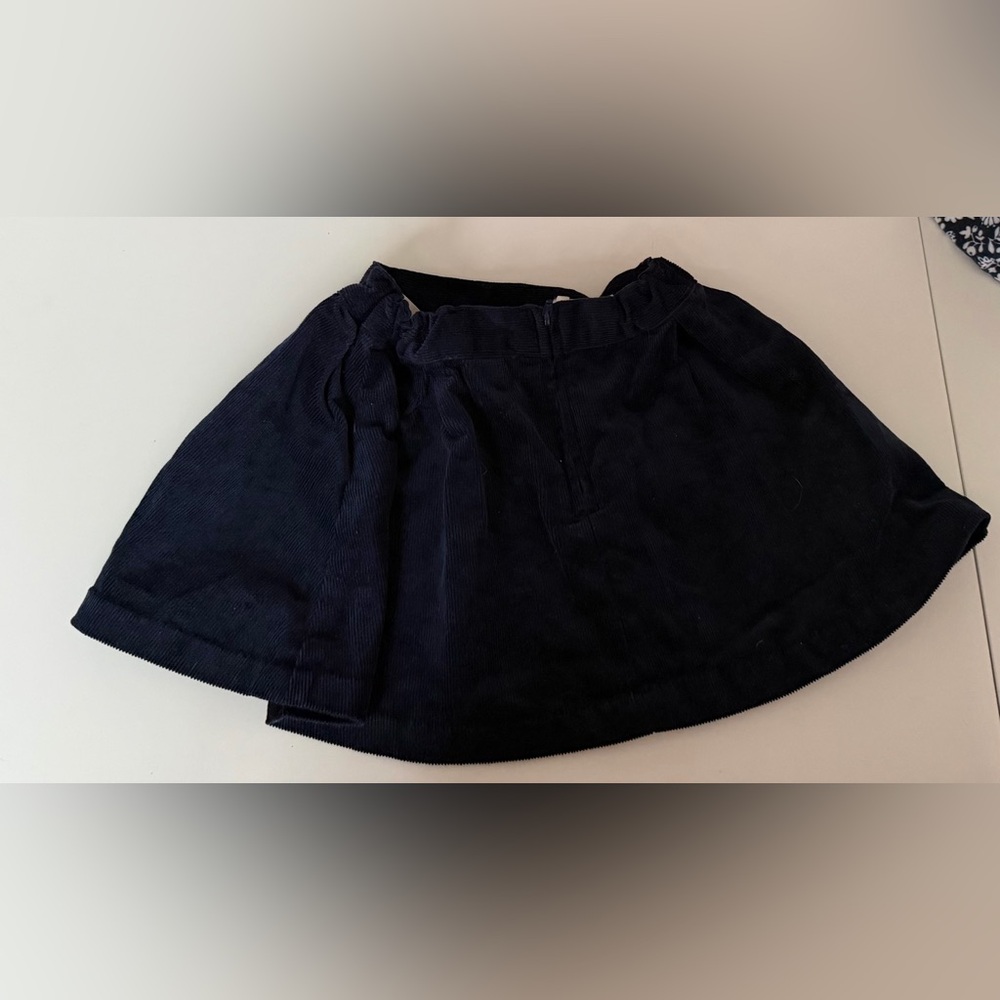 The Beaufort Bonnet Company Midnight Blue Cord Skirt - Picture 2 of 4